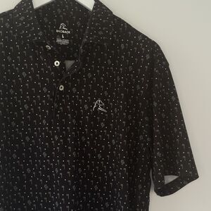 Rhoback Cactus Print Golf Polo Large Rare EUC men’s Golf